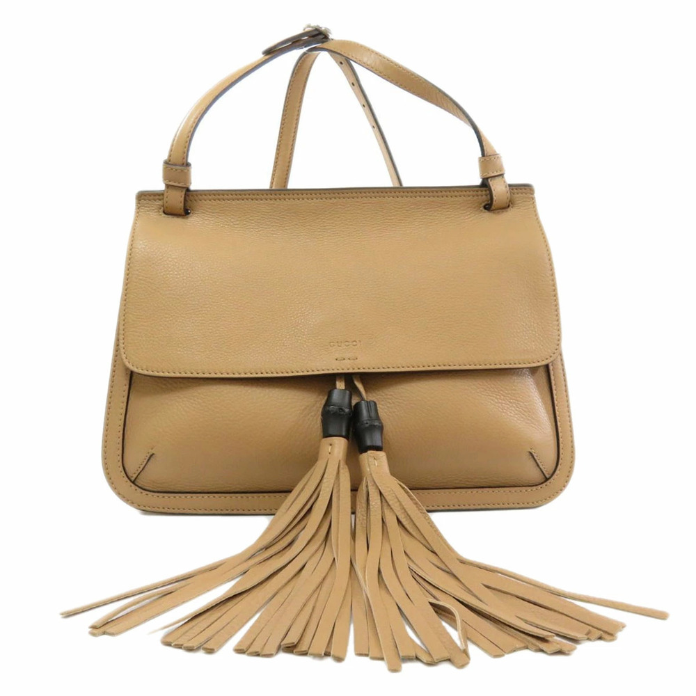 Gucci Bamboo Daily Shoulder Bag Calfskin - Picture 11 of 11